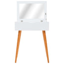 Schminktisch Mit Spiegel Mdf 60 X 40 X 75 Cm