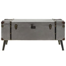 Couchtisch Mdf Und Aluminium 102X51X47,5 Cm