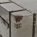 Couchtisch Mdf Und Aluminium 102X51X47,5 Cm