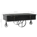Couchtisch Mdf Und Tannenholz 110X55X43 Cm