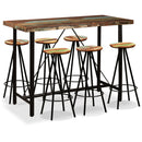 3-Tlg. Bar-Set Altholz Massiv