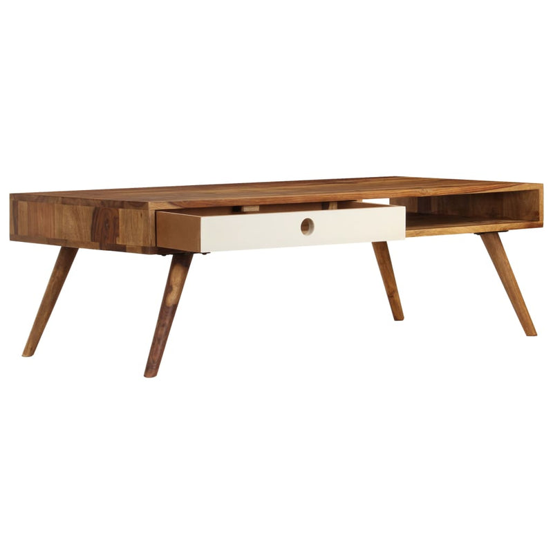 Couchtisch 110x50x35 cm Massivholz Palisander