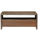 Couchtisch Massivholz Akazie Naturkanten 90X50X40 Cm