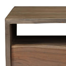 Couchtisch Massivholz Akazie Naturkanten 90X50X40 Cm