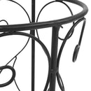 Regenschirmständer Vintage-Stil Metall 26 X 46 Cm Schwarz Weiß