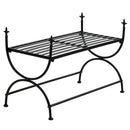 Bank Vintage-Stil Metall 83 X 42 X 55 Cm Schwarz