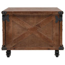 Couchtisch Massivholz Tanne 91X51X38 Cm Braun