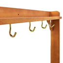 Servierwagen Akazienolz Massiv 92 X 43,5 X 141,5 Cm