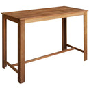 Bartisch Und Hocker-Set 7-Tlg. Akazienholz Massiv