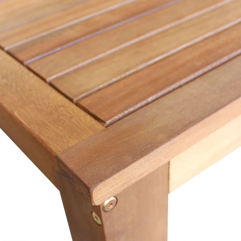 Bartisch Und Hocker-Set 7-Tlg. Akazienholz Massiv