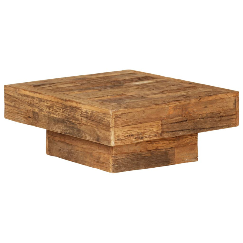 Couchtisch Braun Quadratisch Massivholz Mango