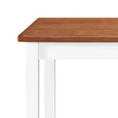Bartisch- Und Hocker-Set 5-Tlg. Massivholz