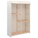 Kleiderschrank Mit 3 Ebenen 110 X 40 X 170 Cm