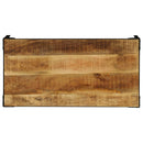 Couchtisch Raues Massives Mangoholz Und Stahl 110 Cm