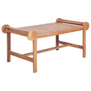 Couchtisch 100X50X45 Cm Massivholz Teak