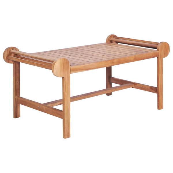 Couchtisch 100x50x45 cm Massivholz Teak