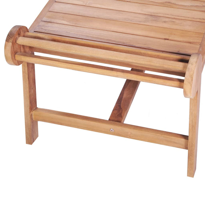 Couchtisch 100x50x45 cm Massivholz Teak