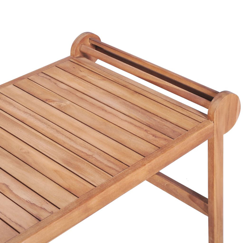 Couchtisch 100x50x45 cm Massivholz Teak