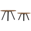 Couchtische 2 Stk. Altholz Massiv