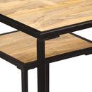 3-Tlg. Essgruppe Massivholz Mango