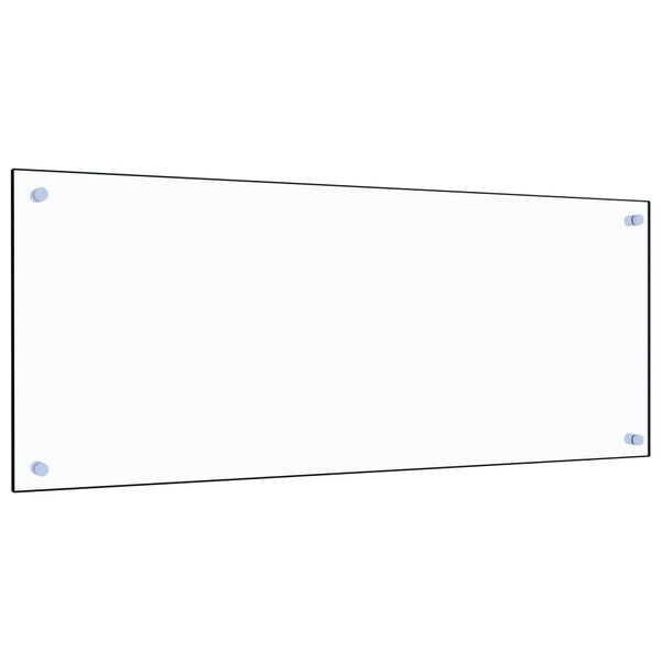 Küchenrückwand Transparent 100×40 cm Hartglas