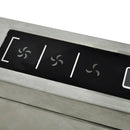 Inselhaube Mit Lcd-Display Orange Und Braun