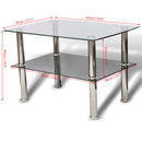 Couchtisch Mit Ablage Glas