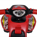 10070 Rotes Aufsitz-Quad Für Kinder Mit Sound Und Licht