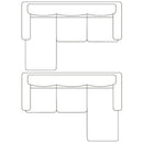 L-Förmiges Sofa 3-Sitzer Kunstleder