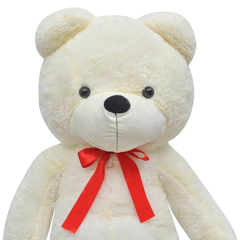 Weicher XXL-Plüsch-Teddybär Weiß 135 cm