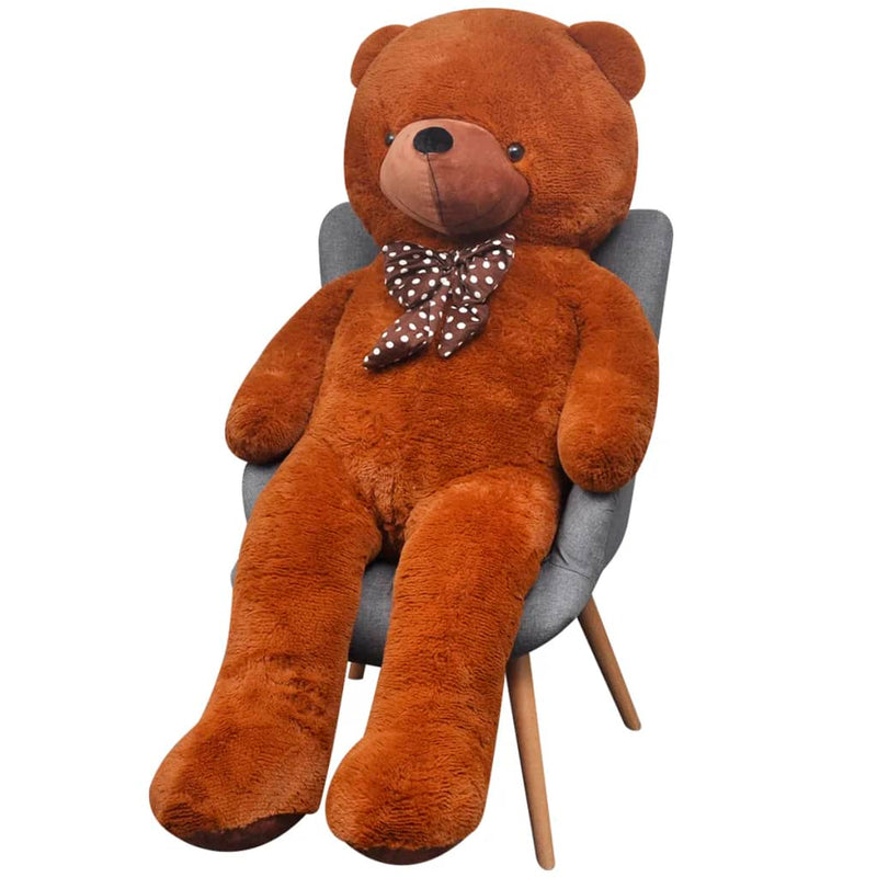 Weicher XXL-Plüsch-Teddybär Braun 160 cm