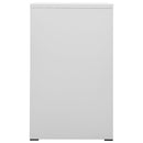 Aktenschrank Hellgrau 46X62X102,5 Cm Stahl