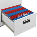 Aktenschrank Hellgrau 46X62X102,5 Cm Stahl
