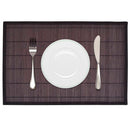 6 Bambus-Platzdeckchen 30 X 45 Cm Natur
