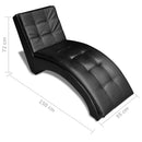 Chaiselongue Mit Kissen Kunstleder