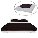 Zweiseitige Tagesdecke Gesteppt Beige/Braun