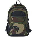 Schulrucksack 40 L Schwarz Und Tarnfarbe