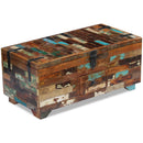 Couchtisch Truhe Altholz Massiv 80X40X35 Cm
