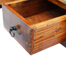 Couchtisch Mit Schubladen Altholz Massiv 90X45X35 Cm
