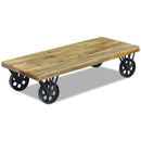 Couchtisch Mangoholz 120X60X30 Cm