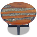 Couchtisch Teak Harz 60 Cm