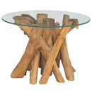 Couchtisch Massivholz Teak Treibholz 60 Cm