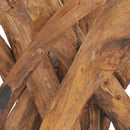 Couchtisch Massivholz Teak Treibholz 60 Cm
