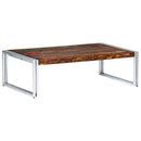 Couchtisch 120X60X35 Cm Altholz Massiv