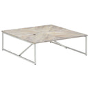 Couchtisch 110X110X36 Cm Massivholz Mango