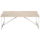 Couchtisch 110X110X36 Cm Massivholz Mango
