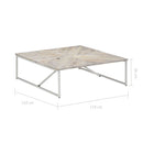 Couchtisch 110X110X36 Cm Massivholz Mango