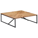 Couchtisch 110X110X36 Cm Massivholz Mango
