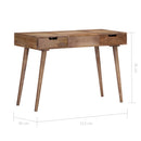 Schminktisch 112X45X76 Cm Massivholz Mango