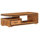 Couchtisch Massivholz Akazie 100X45X33 Cm